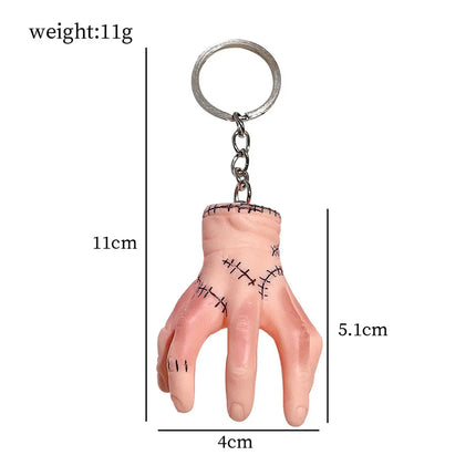 FancyDressWale Wednesday Merchandise Keychain Wensday Addams halloween Gifts for Daughter Teen Girls Keychains Birthday Gift- thing fancydresswale.com