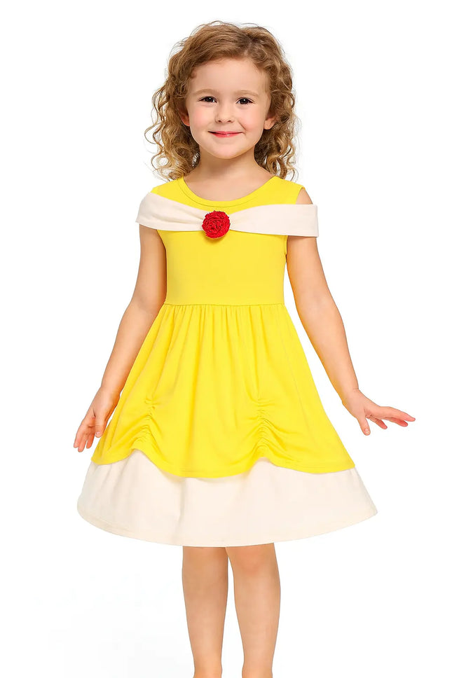 Fancydresswale Belle Princess Girls Dress Party  Summer Cosplay Baby Fashion fancydresswale.com