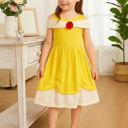 Fancydresswale Belle Princess Girls Dress Party  Summer Cosplay Baby Fashion fancydresswale.com