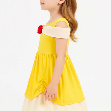 Fancydresswale Belle Princess Girls Dress Party  Summer Cosplay Baby Fashion fancydresswale.com