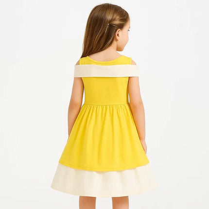 Fancydresswale Belle Princess Girls Dress Party  Summer Cosplay Baby Fashion fancydresswale.com