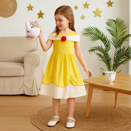 Fancydresswale Belle Princess Girls Dress Party  Summer Cosplay Baby Fashion fancydresswale.com