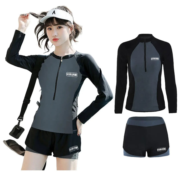 Fancydresswale Girls and Women Swimming Suit Full Sleeve, Beach wear Quick Dry Surfing Dress,Women Full Body Swimsuit with Pads Fancydresswale