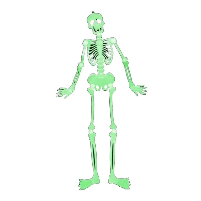 Fancydresswale Luminous Skull Skeleton Halloween Decoration – Glowing Hanging Ornament for Haunted House, Scary Party, and Home Décor Atmosphere Props fancydresswale.com
