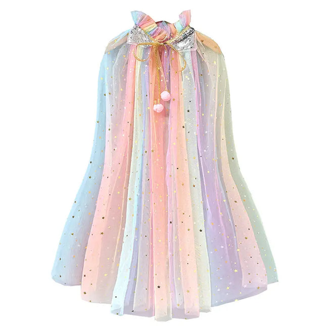 Fancydresswale Princess Cape for Girls – Colorful Sequin Cloak for Birthday, Halloween, Carnival & Fancy Dress Parties fancydresswale.com