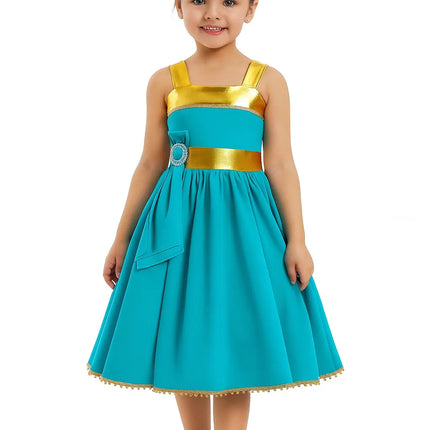 Fancydresswale Princess Merida Girls Dress Party  Summer Cosplay Baby Fashion fancydresswale.com