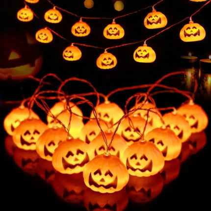 Halloween LED String Lights Pumpkin, Ghost, Eyeball, Cat, Skull, and Spider LED Decorations for Indoor & Outdoor Halloween Decor (Big Pumpkin) Fancydresswale