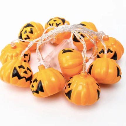 Halloween LED String Lights Pumpkin, Ghost, Eyeball, Cat, Skull, and Spider LED Decorations for Indoor & Outdoor Halloween Decor (Big Pumpkin) Fancydresswale