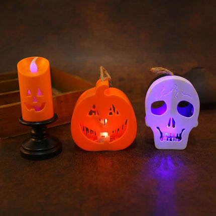Halloween Pumpkin Skull Mini Lanterns, Hanging Lantern for Halloween Decorations Fancydresswale