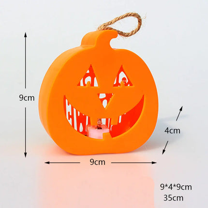 Halloween Pumpkin Skull Mini Lanterns, Hanging Lantern for Halloween Decorations Fancydresswale