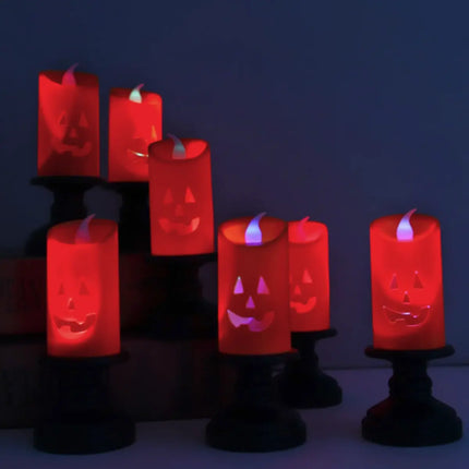 Halloween Pumpkin Skull Mini Lanterns, Hanging Lantern for Halloween Decorations Fancydresswale