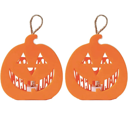 Halloween Pumpkin Skull Mini Lanterns, Hanging Lantern for Halloween Decorations Fancydresswale