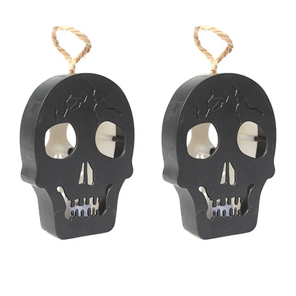 Halloween Pumpkin Skull Mini Lanterns, Hanging Lantern for Halloween Decorations Fancydresswale
