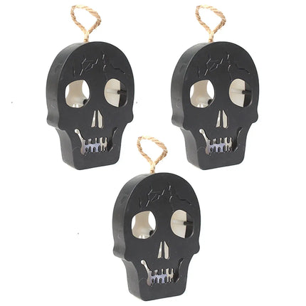 Halloween Pumpkin Skull Mini Lanterns, Hanging Lantern for Halloween Decorations Fancydresswale