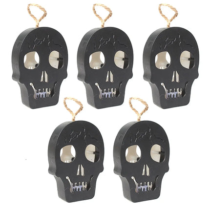 Halloween Pumpkin Skull Mini Lanterns, Hanging Lantern for Halloween Decorations Fancydresswale