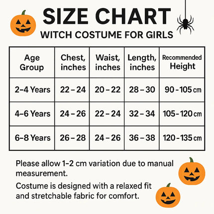 Kids Halloween Witch Costume Dress with Pumpkin Basket – Black & Red Fancy Dress for Girls (Ages 3–8 Years) fancydresswale.com