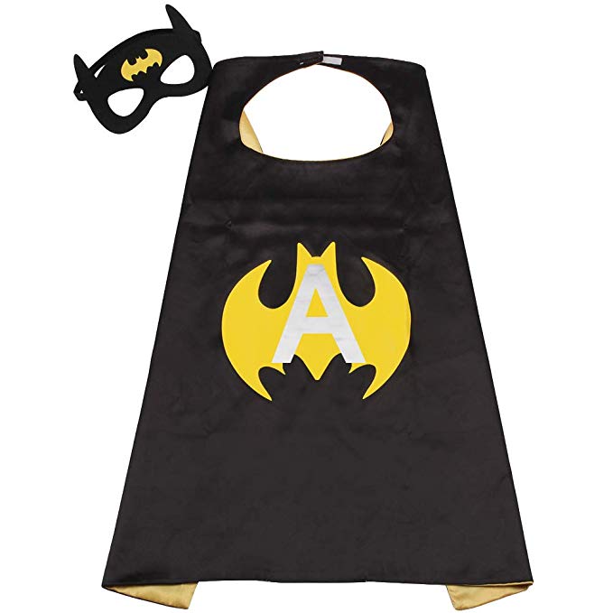 Bat Boy Black Colour Super Hero Capes For Boys