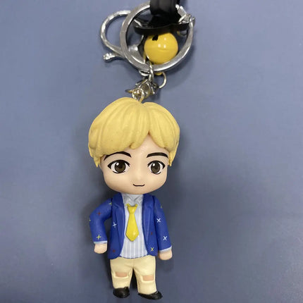 BTS Characters set of Action Figure Toys and Bangtan Boys Birthday Party Supplies - set of 7 (Key Chains) fancydresswale.com