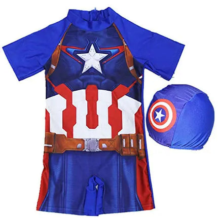 Captain America Avenges swimming costume for kids Fancydresswale