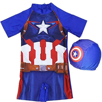 Captain America Avenges swimming costume for kids Fancydresswale
