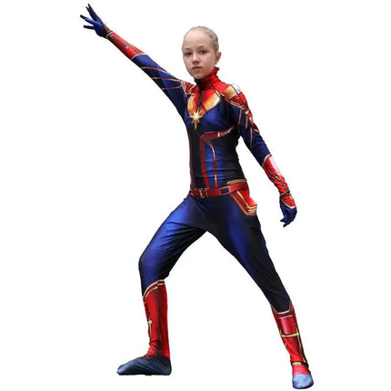Captain Marvel the super hero Avenger Girl costume for Girls- Fancydresswale