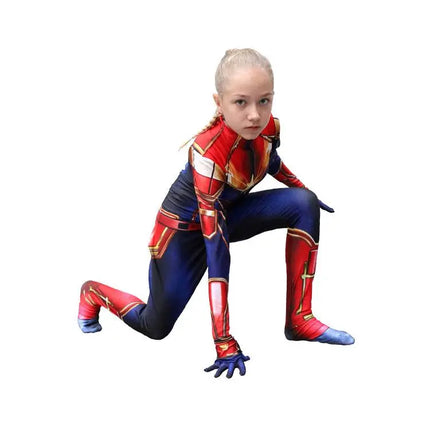 Captain Marvel the super hero Avenger Girl costume for Girls- Fancydresswale