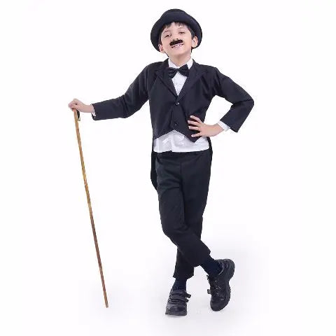 Charlie Chaplin Dress Costume For Boys Fancydresswale