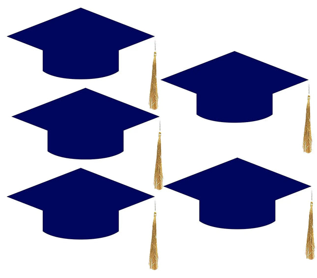 Convocation Cap for Kids, Blue, pack of 5 Fancydresswale