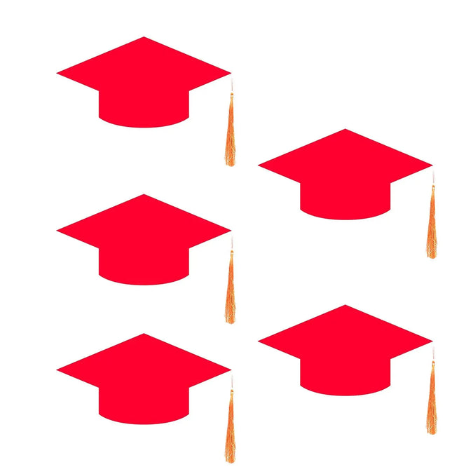 Convocation Cap for Kids, Red, pack of 5 Fancydresswale.com