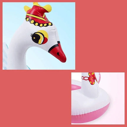 Copy of Fancydresswale Swimming tube for Girls Blue Flamingo swimming training tube for Girls fancydresswale.com