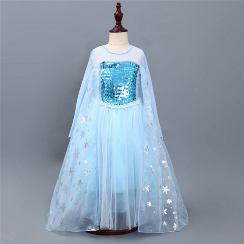 Princess Elsa Princess costume with 8 pack accessories