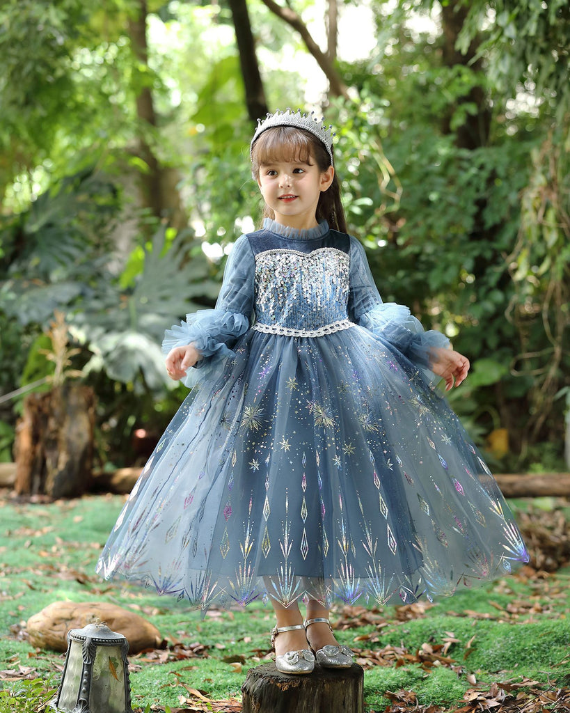 Fancydresswale princess Elsa frozen elegant New dress for Girls, 3-4 years