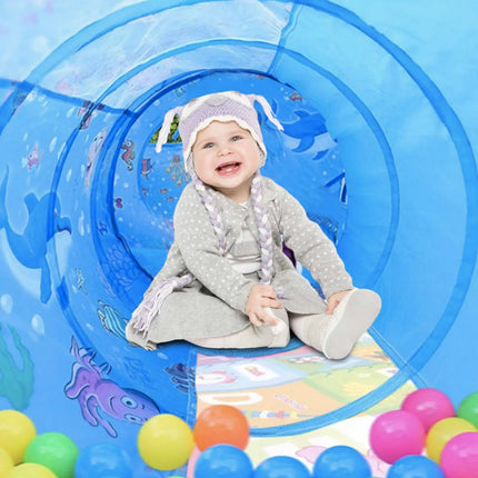 Fancydresswale 3 in1 Kids Play Tent with Play Tunnel, Ball Pit, Basketball Hoop for Boys & Girls fancydresswale.com