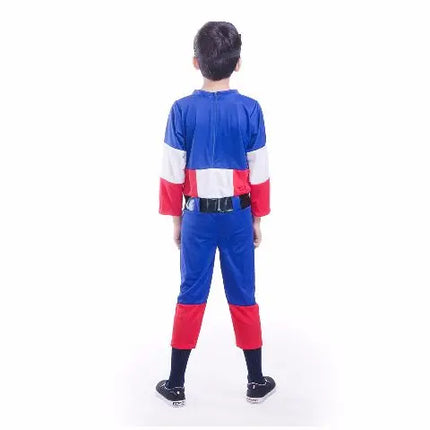 Fancydresswale Captain America Dress for Kids with Mask and Shield Fancydresswale