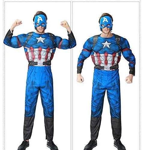 Fancydresswale Captain America Muscle costume for Adults one size Fancydresswale.com