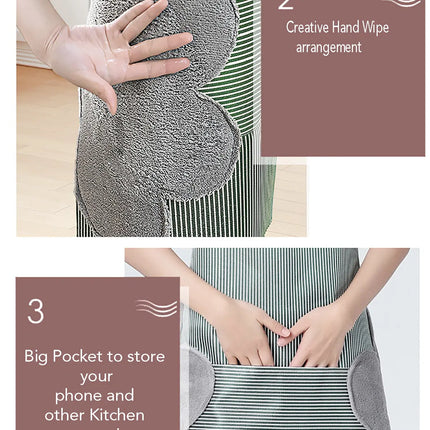 Fancydresswale Chef Aprons Waterproof with Hand wiping fancydresswale.com