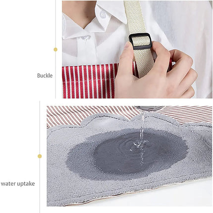 Fancydresswale Chef Aprons Waterproof with Hand wiping fancydresswale.com