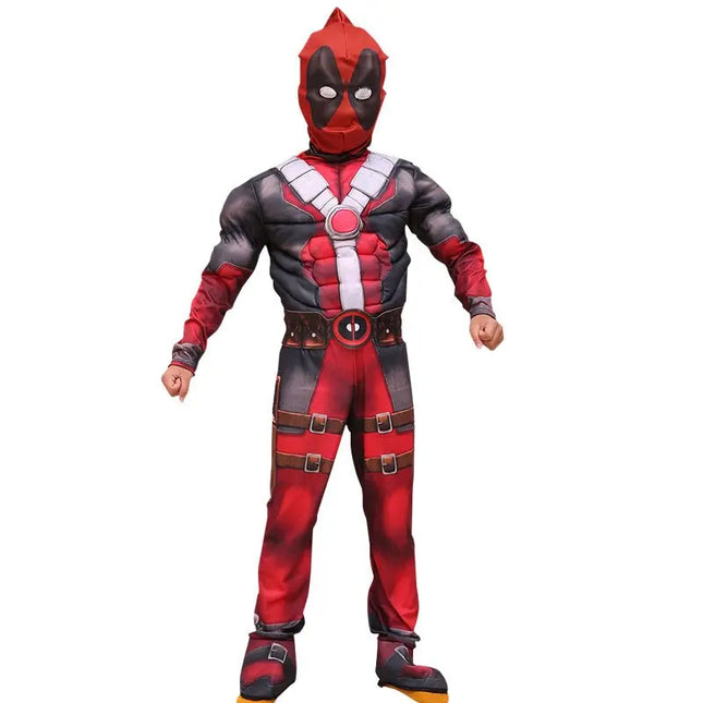 Fancydresswale Deadpool muscle costume for kids Fancydresswale