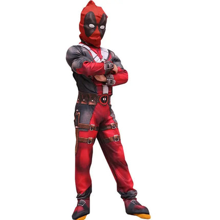 Fancydresswale Deadpool muscle costume for kids Fancydresswale