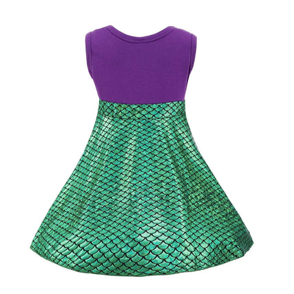 Fancydresswale Mermaid  Girls Dress Party Princess Summer Cosplay Baby Girl clothes fancydresswale.com