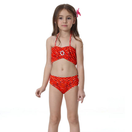 Fancydresswale Mermaid swimming costume bikini for Girls- Red Fancydresswale.com