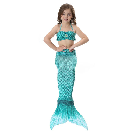 Fancydresswale Mermaid swimming costume for Girls- Green Fancydresswale.com