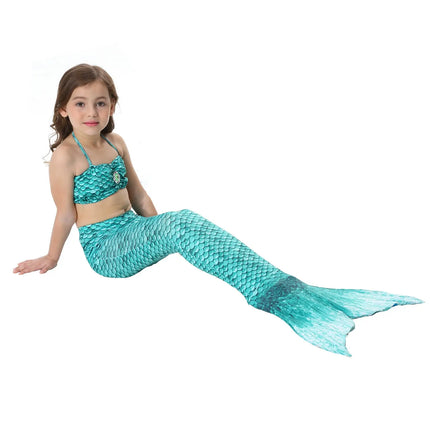 Fancydresswale Mermaid swimming costume for Girls- Green Fancydresswale.com