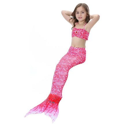 Fancydresswale Mermaid swimsuit costume for Girls- Pink Fancydresswale.com