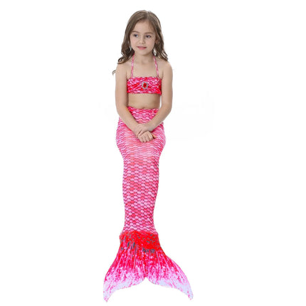 Fancydresswale Mermaid swimsuit costume for Girls- Pink Fancydresswale.com