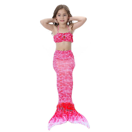 Fancydresswale Mermaid swimsuit costume for Girls- Pink Fancydresswale.com