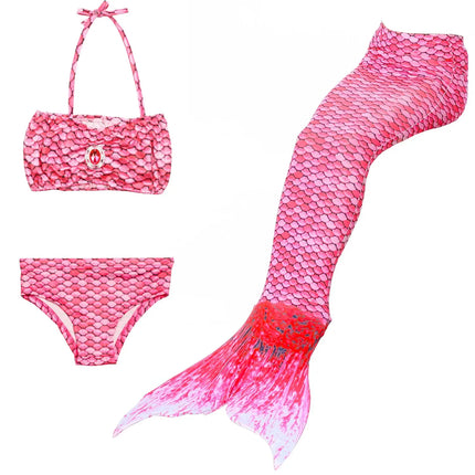 Fancydresswale Mermaid swimsuit costume for Girls- Pink Fancydresswale.com
