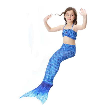 Fancydresswale Mermaid swimsuit for Girls- Navy Blue Fancydresswale.com