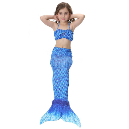 Fancydresswale Mermaid swimsuit for Girls- Navy Blue Fancydresswale.com