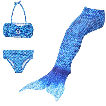 Fancydresswale Mermaid swimsuit for Girls- Navy Blue Fancydresswale.com